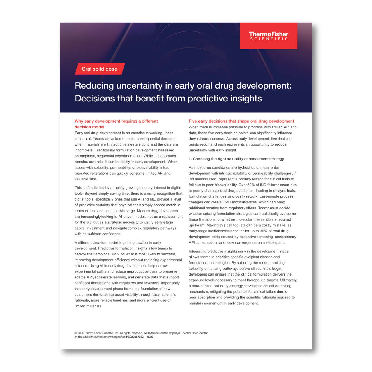 Predictive Insights in Early Oral Drug Development