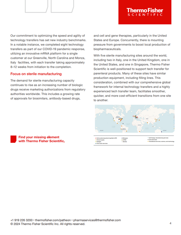Navigating uncertainty in pharmaceutical manufacturing: The critical role of technology transfer.
