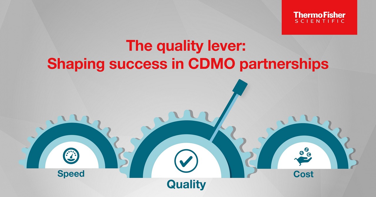 CDMO partnership success with quality