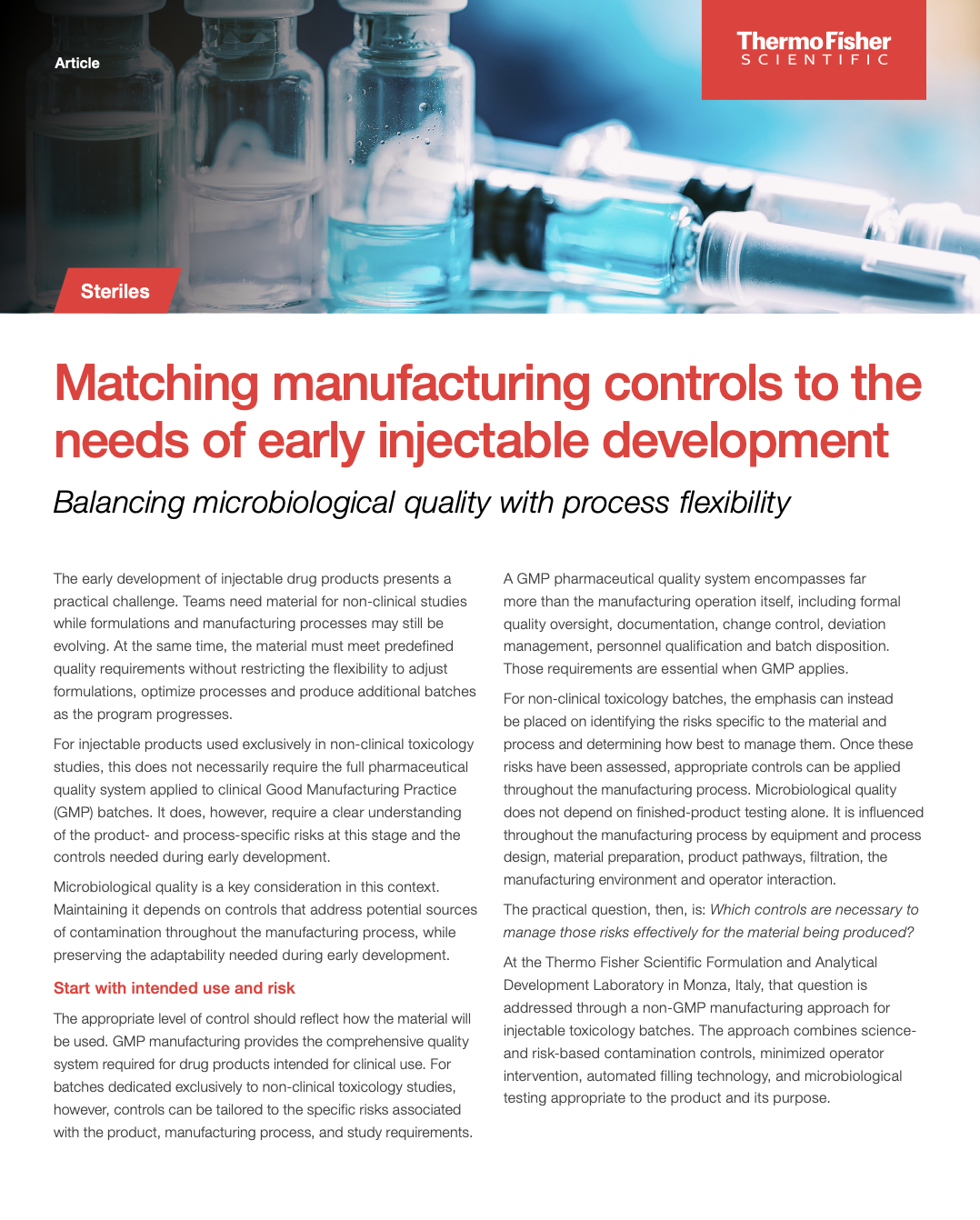 Transforming CDMO partnerships through a holistic understanding of quality