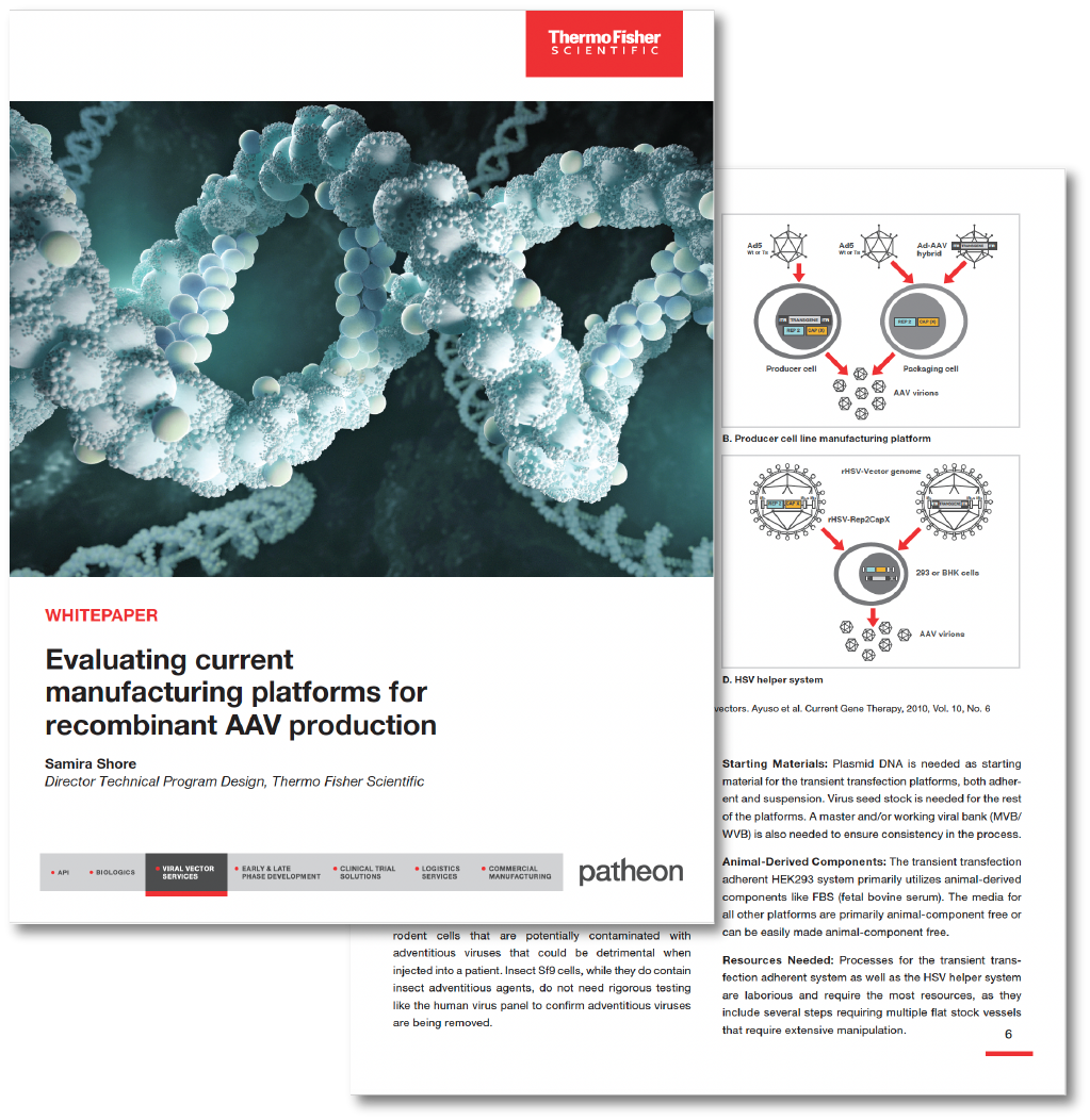 Thermo Fisher Scientific - Evaluating current manufacturing platforms for recombinant AAV production