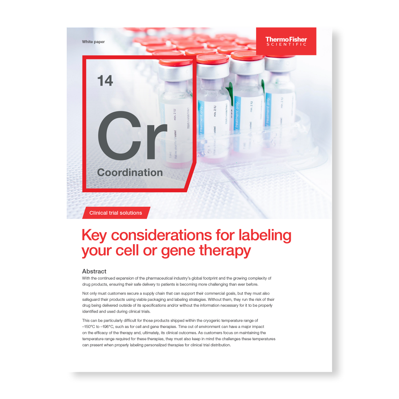 Key Considerations for Labeling Your Cell or Gene Therapy whitepaper thumbnail