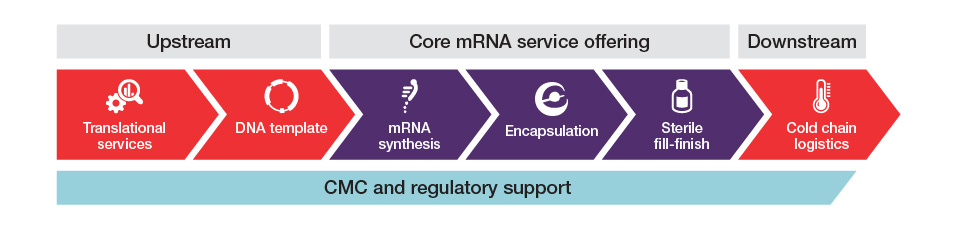 Thermo Fisher core mRNA Services