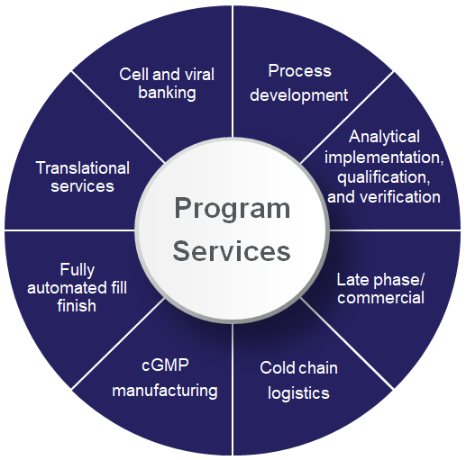 Viral vector services program offering